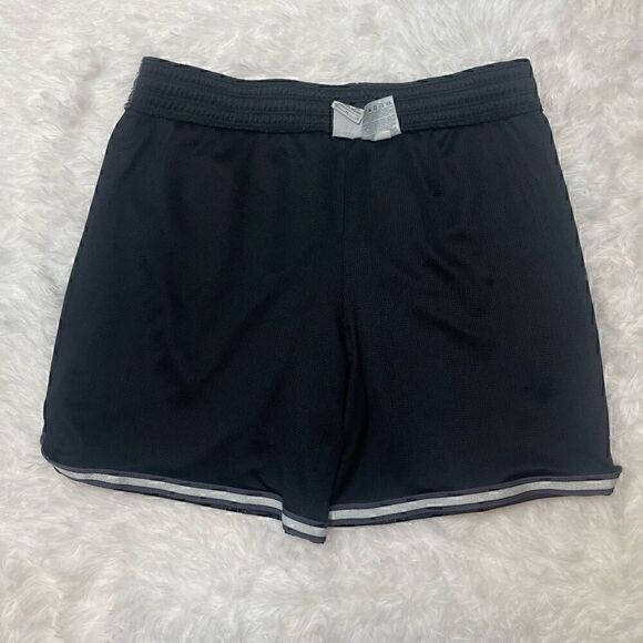 Nike Dri Fit Gym Shorts Retro Mesh Training Black Size Medium Lined Drawstring A - Picture 8 of 9